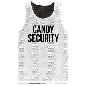 Candy Security Funny Halloween Costume For Parents Mesh Reversible Basketball Jersey Tank