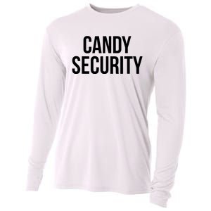 Candy Security Funny Halloween Costume For Parents Cooling Performance Long Sleeve Crew