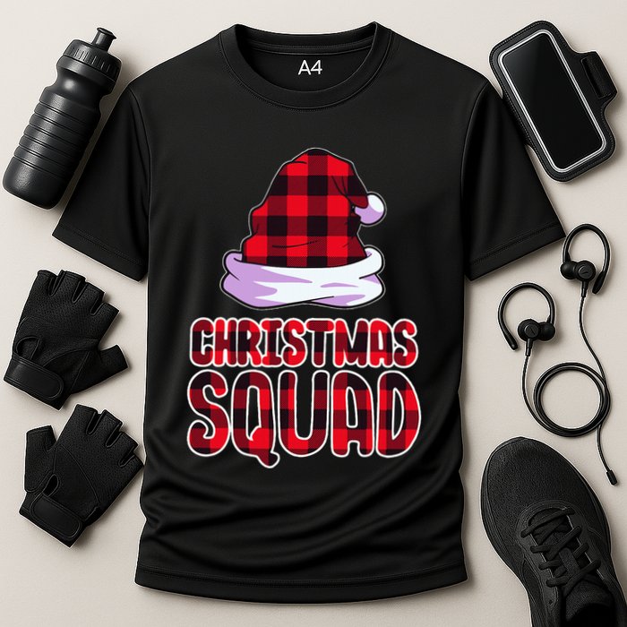 Christmas Squad Family Group Matching Christmas Party Pajama Performance Shirt