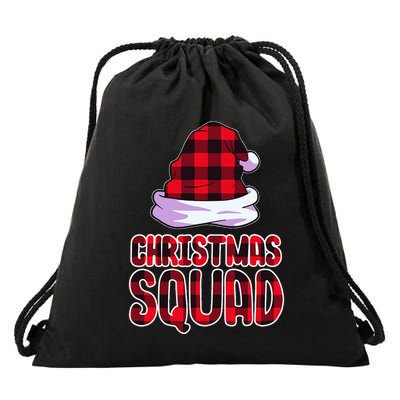 Christmas Squad Family Group Matching Christmas Party Pajama Drawstring Bag
