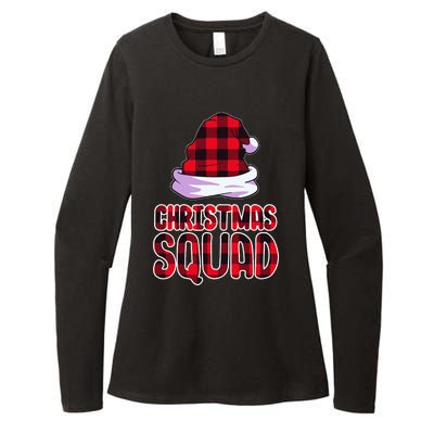 Christmas Squad Family Group Matching Christmas Party Pajama Womens CVC Long Sleeve Shirt