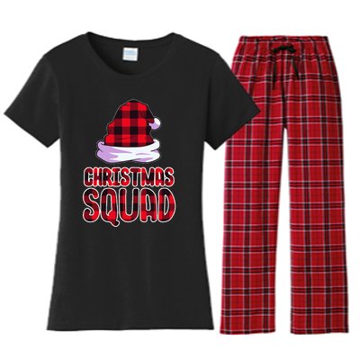 Christmas Squad Family Group Matching Christmas Party Pajama Women's Flannel Pajama Set