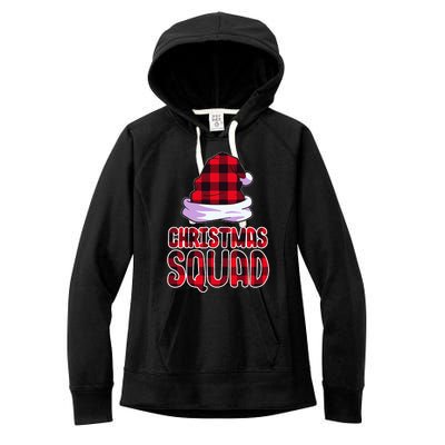 Christmas Squad Family Group Matching Christmas Party Pajama Women's Fleece Hoodie