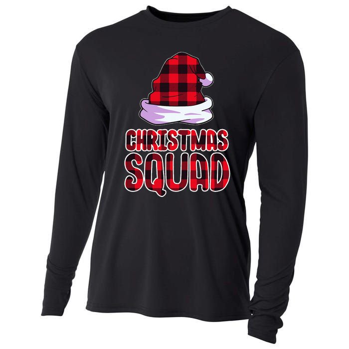 Christmas Squad Family Group Matching Christmas Party Pajama Cooling Performance Long Sleeve Crew