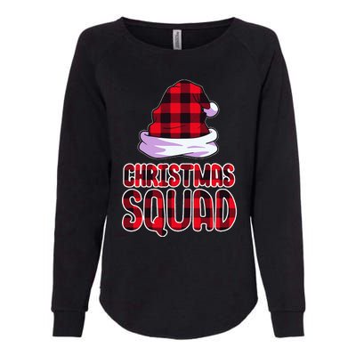 Christmas Squad Family Group Matching Christmas Party Pajama Womens California Wash Sweatshirt