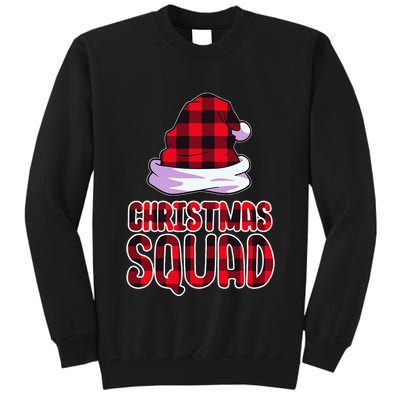 Christmas Squad Family Group Matching Christmas Party Pajama Tall Sweatshirt