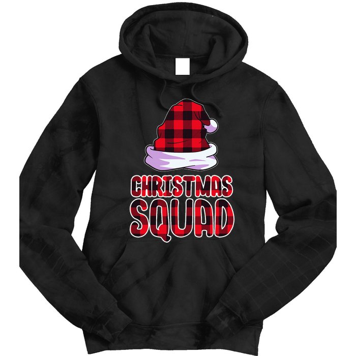 Christmas Squad Family Group Matching Christmas Party Pajama Tie Dye Hoodie