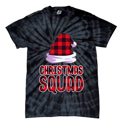 Christmas Squad Family Group Matching Christmas Party Pajama Tie-Dye T-Shirt