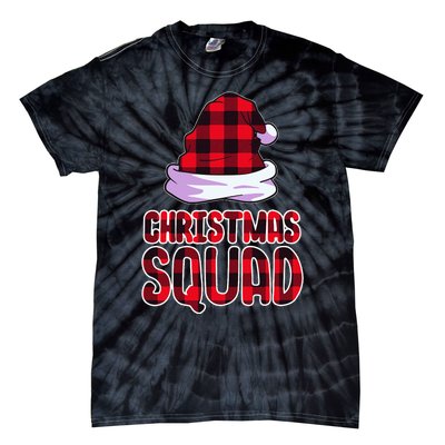 Christmas Squad Family Group Matching Christmas Party Pajama Tie-Dye T-Shirt