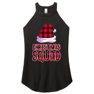 Christmas Squad Family Group Matching Christmas Party Pajama Women's Perfect Tri Rocker Tank