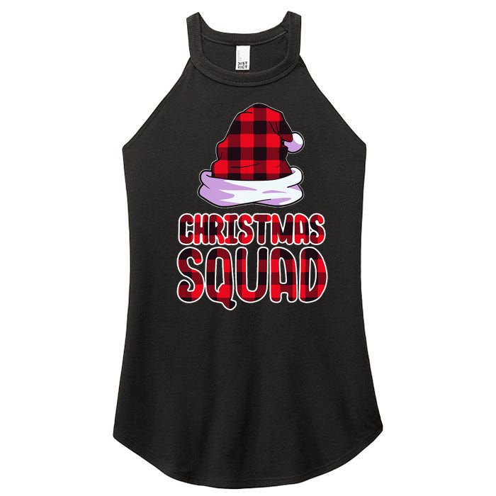 Christmas Squad Family Group Matching Christmas Party Pajama Women's Perfect Tri Rocker Tank