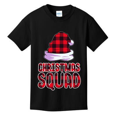 Christmas Squad Family Group Matching Christmas Party Pajama Kids T-Shirt