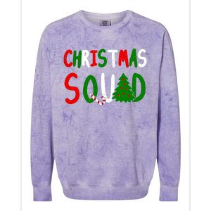 Christmas Squad Family Matching Colorblast Crewneck Sweatshirt