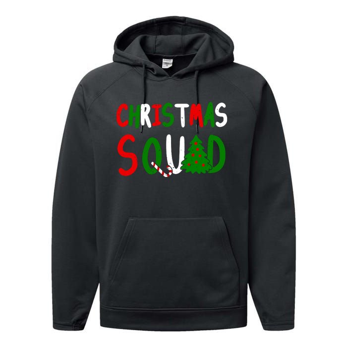 Christmas Squad Family Matching Performance Fleece Hoodie