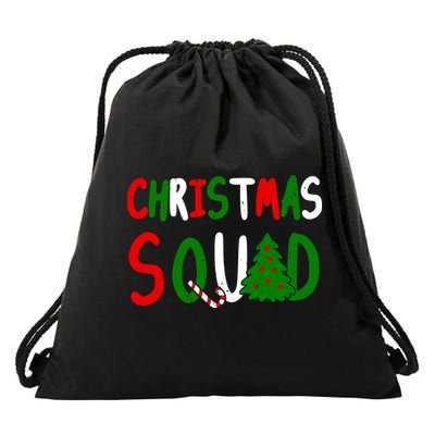 Christmas Squad Family Matching Drawstring Bag