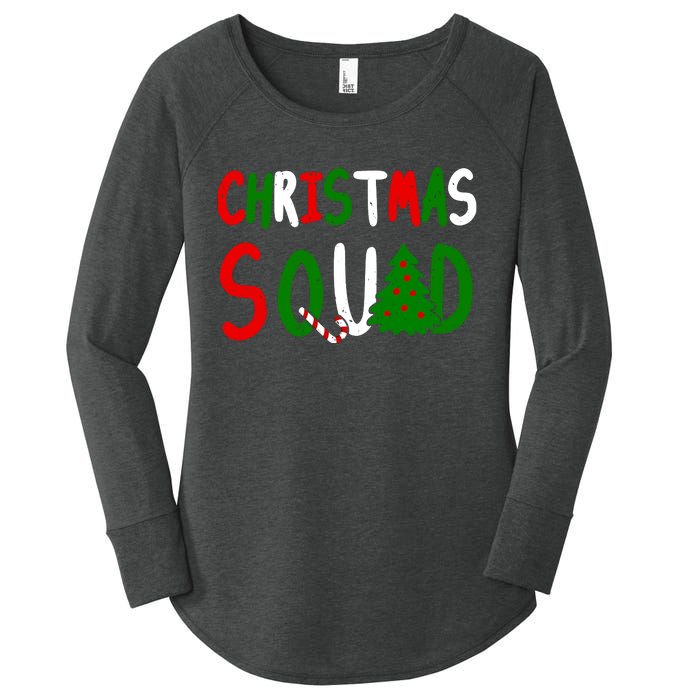 Christmas Squad Family Matching Women's Perfect Tri Tunic Long Sleeve Shirt