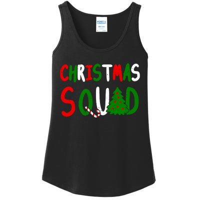 Christmas Squad Family Matching Ladies Essential Tank