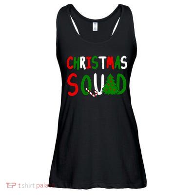 Christmas Squad Family Matching Ladies Essential Flowy Tank