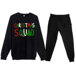 Christmas Squad Family Matching Premium Crewneck Sweatsuit Set