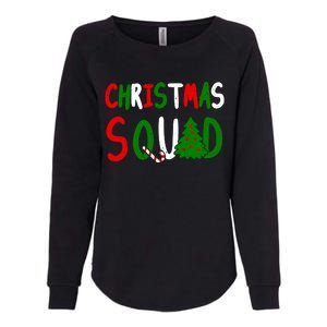 Christmas Squad Family Matching Womens California Wash Sweatshirt