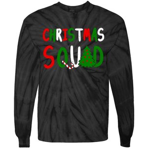 Christmas Squad Family Matching Tie-Dye Long Sleeve Shirt