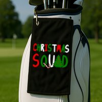 Christmas Squad Family Matching Golf Towel