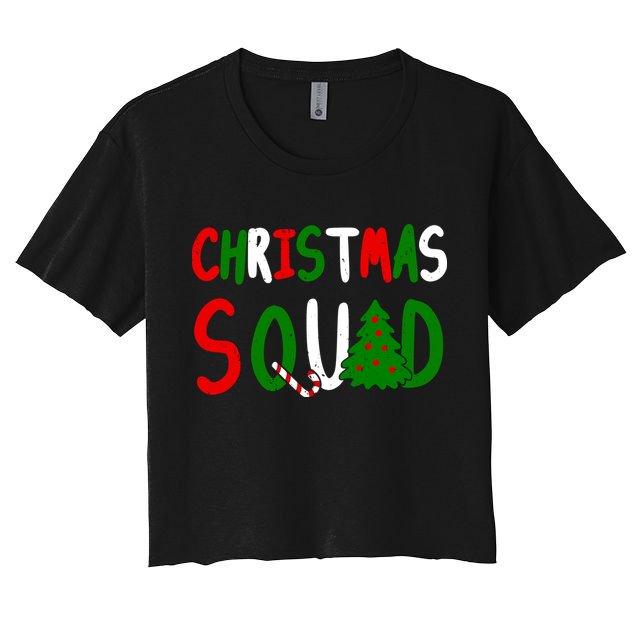 Christmas Squad Family Matching Crop Top