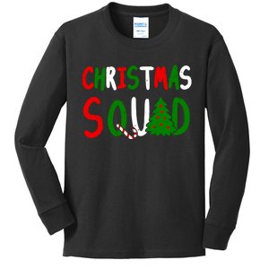 Christmas Squad Family Matching Kids Long Sleeve Shirt