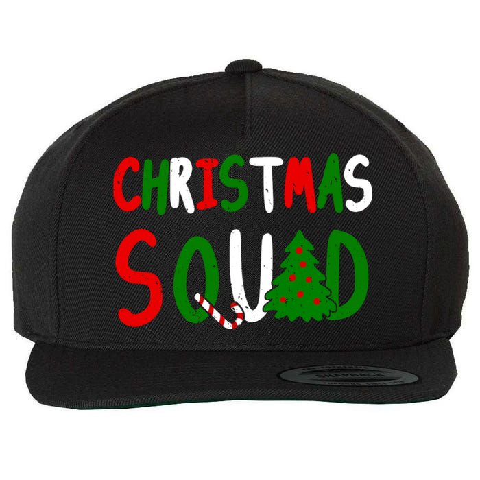 Christmas Squad Family Matching Wool Snapback Cap