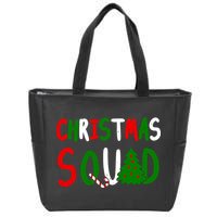 Christmas Squad Family Matching Zip Tote Bag