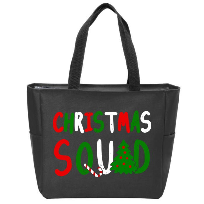 Christmas Squad Family Matching Zip Tote Bag
