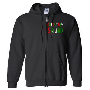 Christmas Squad Family Matching Full Zip Hoodie