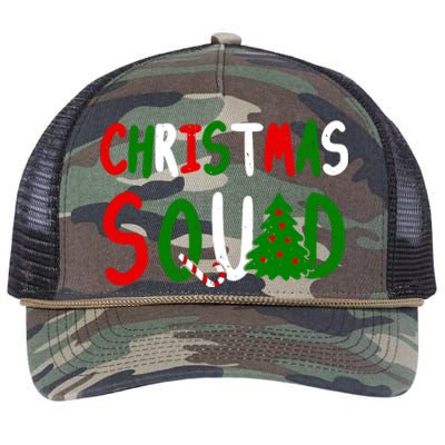 Christmas Squad Family Matching Retro Rope Trucker Hat Cap