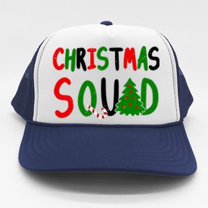 Christmas Squad Family Matching Trucker Hat