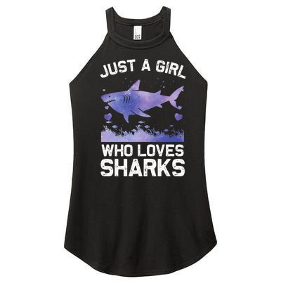 Cool Shark For Women Kids Shark Whale Shark Lover Women’s Perfect Tri Rocker Tank