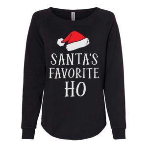 Christmas Santas Favorite Ho Funny Xmas Womens California Wash Sweatshirt