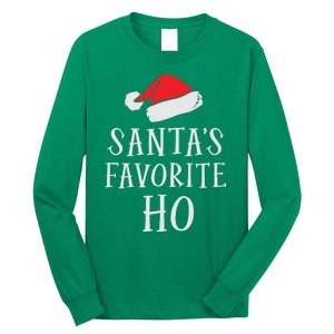 Christmas Santas Favorite Ho Funny Xmas Long Sleeve Shirt