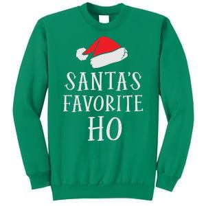 Christmas Santas Favorite Ho Funny Xmas Sweatshirt