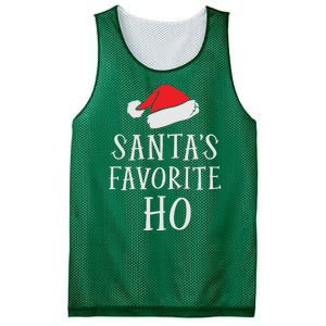 Christmas Santas Favorite Ho Funny Xmas Mesh Reversible Basketball Jersey Tank