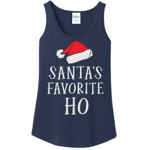 Christmas Santas Favorite Ho Funny Xmas Ladies Essential Tank