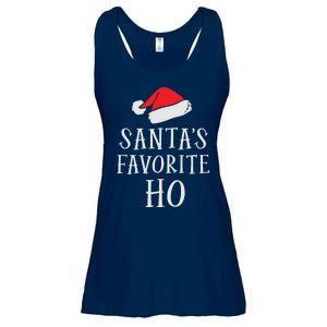 Christmas Santas Favorite Ho Funny Xmas Ladies Essential Flowy Tank