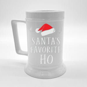 Christmas Santas Favorite Ho Funny Xmas Beer Stein