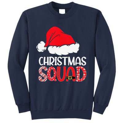 Christmas Squad Family Group Matching Santa Hat Xmas Sweatshirt