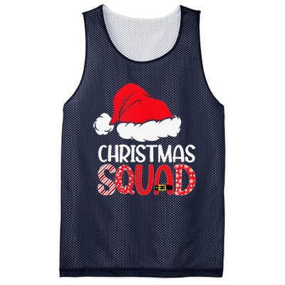 Christmas Squad Family Group Matching Santa Hat Xmas Mesh Reversible Basketball Jersey Tank