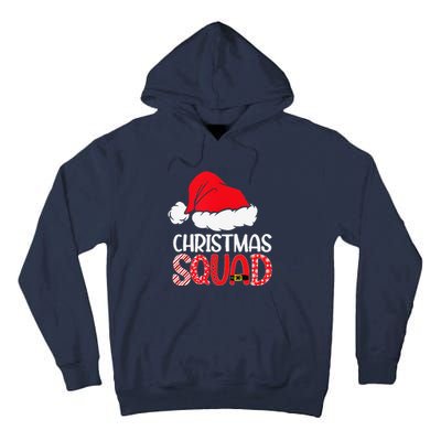 Christmas Squad Family Group Matching Santa Hat Xmas Tall Hoodie