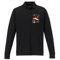 Christmas Squad Family Group Matching Christmas Pajama Party Performance Long Sleeve Polo