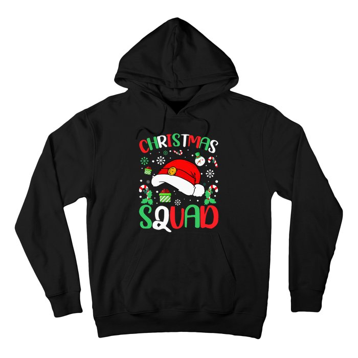 Christmas Squad Family Group Matching Christmas Pajama Party Hoodie