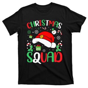 Christmas Squad Family Group Matching Christmas Pajama Party T-Shirt