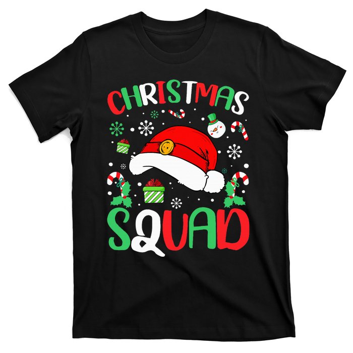 Christmas Squad Family Group Matching Christmas Pajama Party T-Shirt