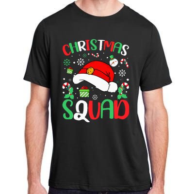 Christmas Squad Family Group Matching Christmas Pajama Party Adult ChromaSoft Performance T-Shirt